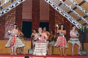 Maoris in Whakarewarewa