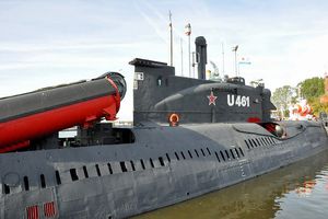 U-Boot Juliett U 461 in Peenemünde