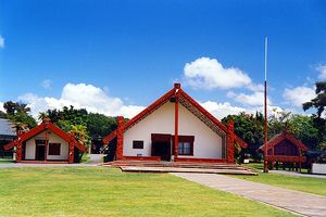 Versammlungshaus in Whakarewarewa