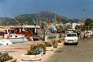 Ausflug zum Ort Marmaris in der Türkei