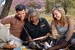 Begegnung mit Aborigines